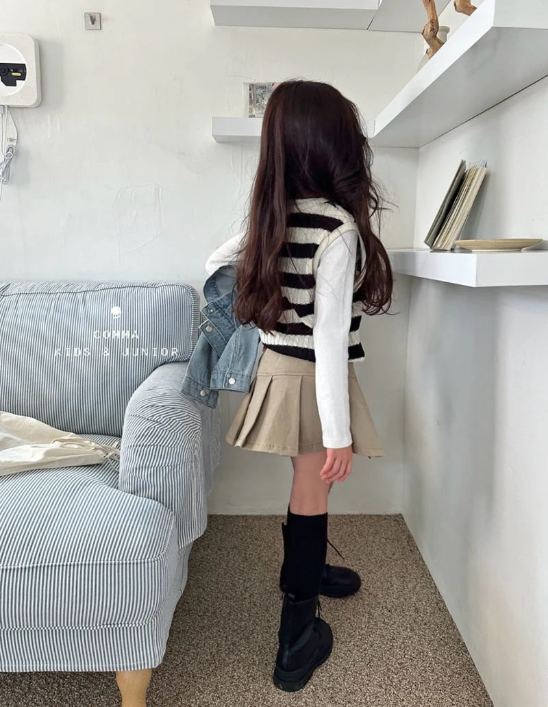 Comma - Korean Children Fashion - #Kfashion4kids - Knit Vest - 2