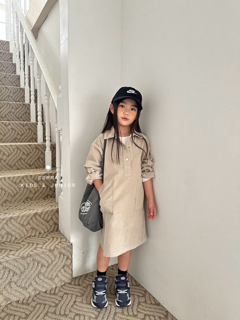 Comma - Korean Children Fashion - #childofig - Corduroy One-piece - 10