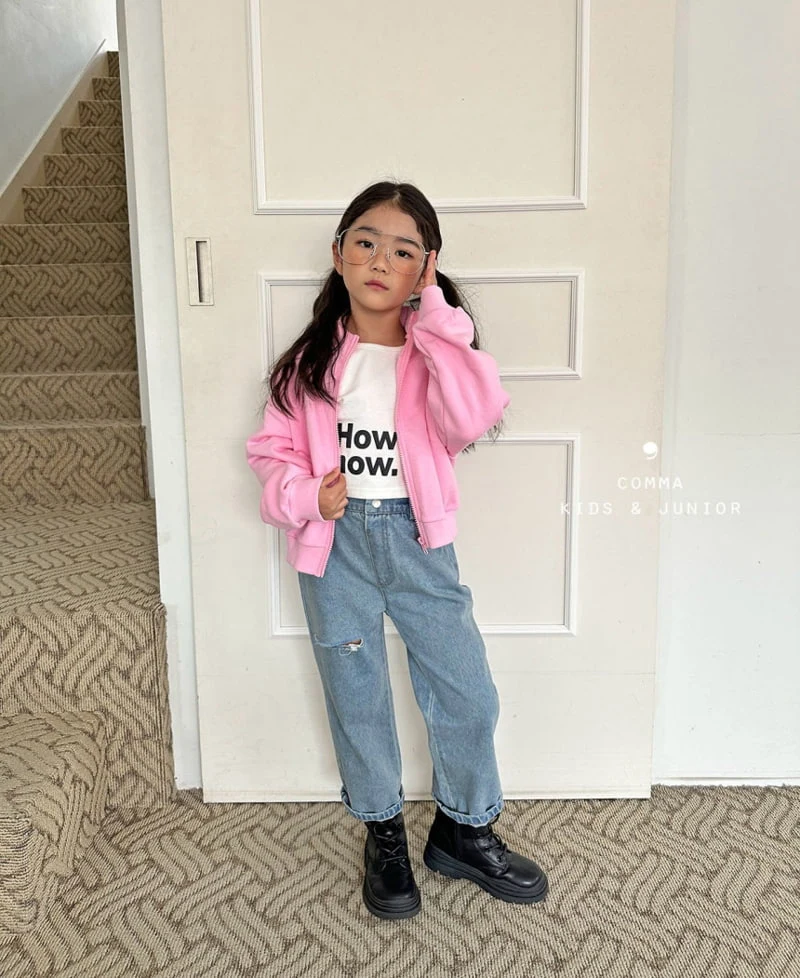 Comma - Korean Children Fashion - #childofig - Vintage Denim Pants - 9