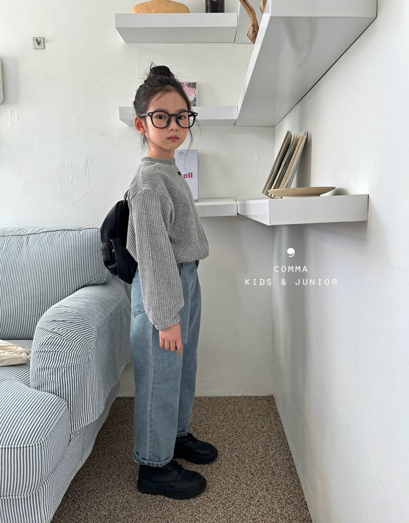 Comma - Korean Children Fashion - #childofig - Veloure Crop Tee - 7