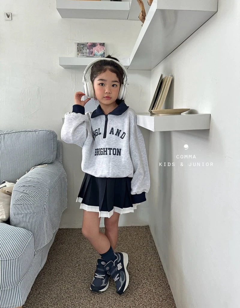 Comma - Korean Children Fashion - #childofig - Color Half Zip-up Pullover - 9