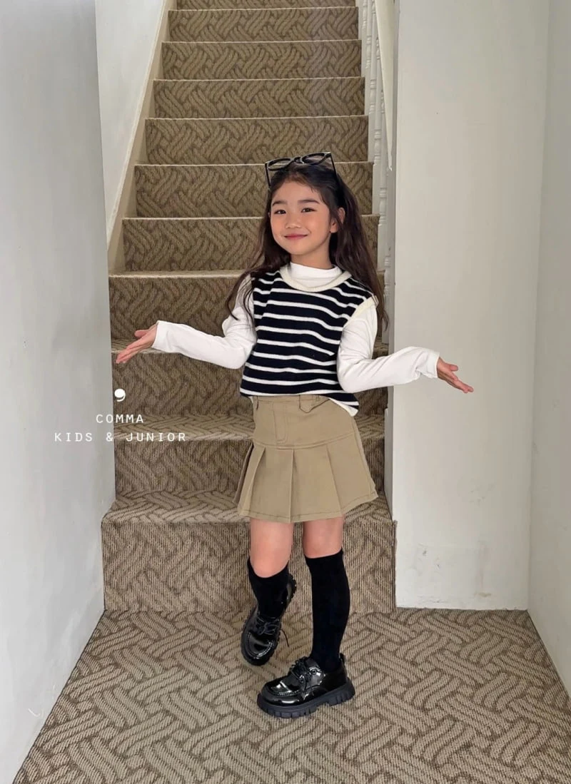 Comma - Korean Children Fashion - #childofig - Half Turtleneck Tee - 5