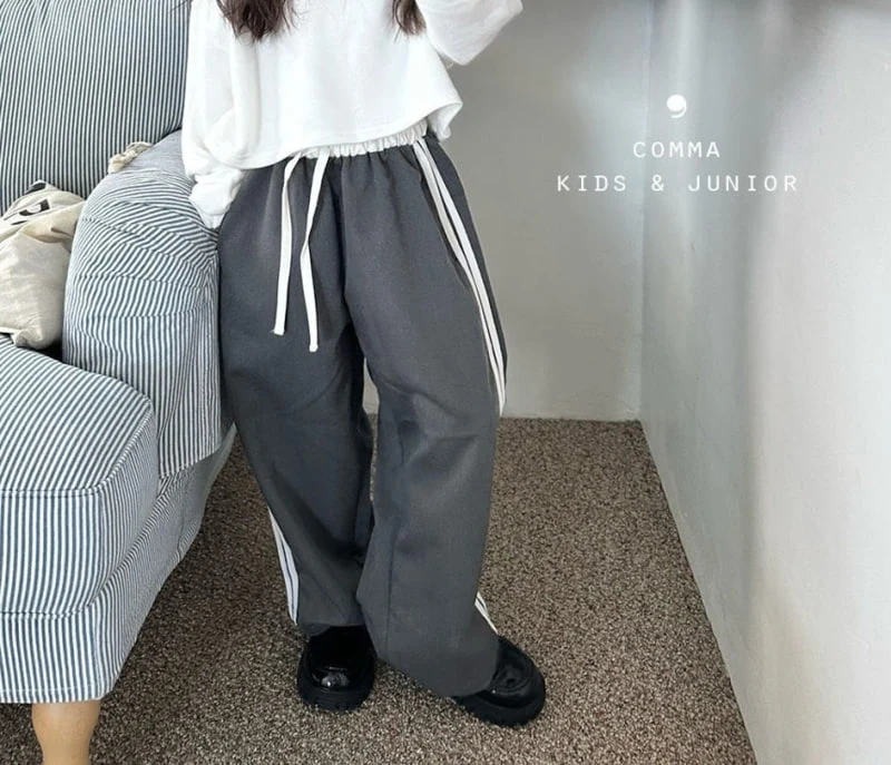 Comma - Korean Children Fashion - #childofig - Two Lines Slacks