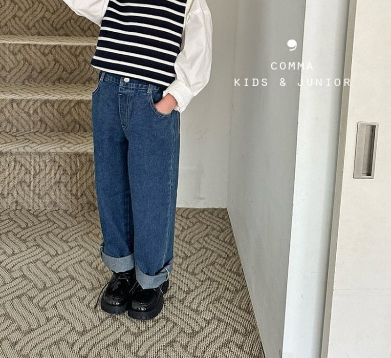 Comma - Korean Children Fashion - #childofig - Roll-up Jeans - 12