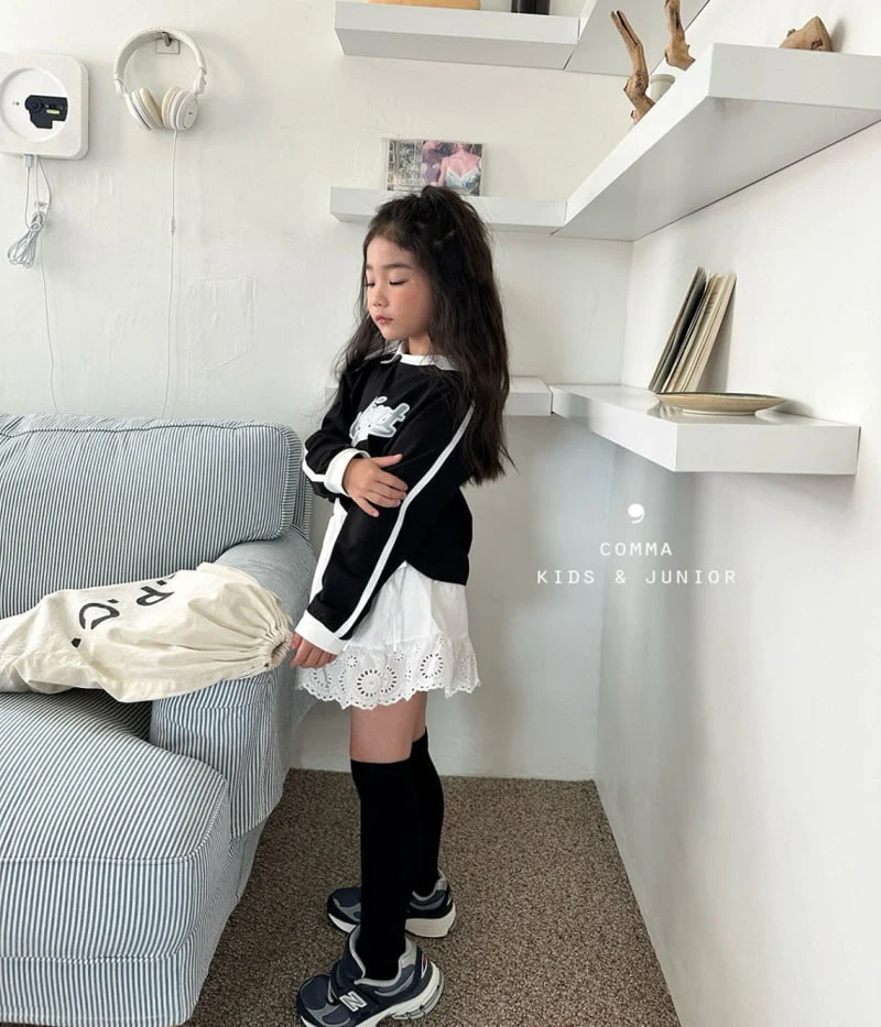 Comma - Korean Children Fashion - #childrensboutique - Lace Skirt - 8