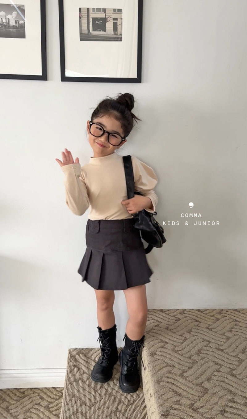 Comma - Korean Children Fashion - #childrensboutique - Cotton Pleats Skirt - 7