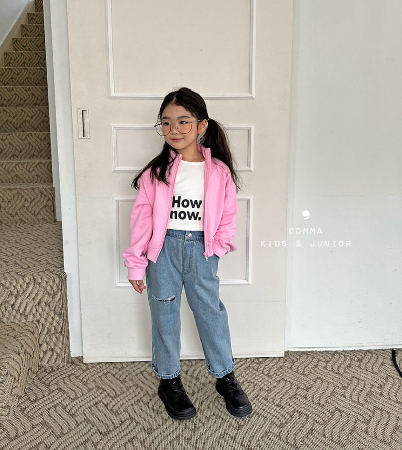 Comma - Korean Children Fashion - #childrensboutique - Vintage Denim Pants - 10