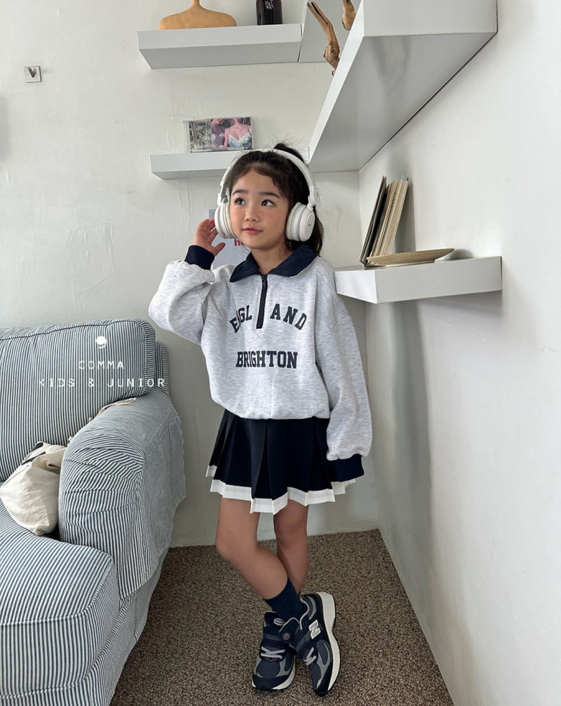 Comma - Korean Children Fashion - #childrensboutique - Color Half Zip-up Pullover - 10