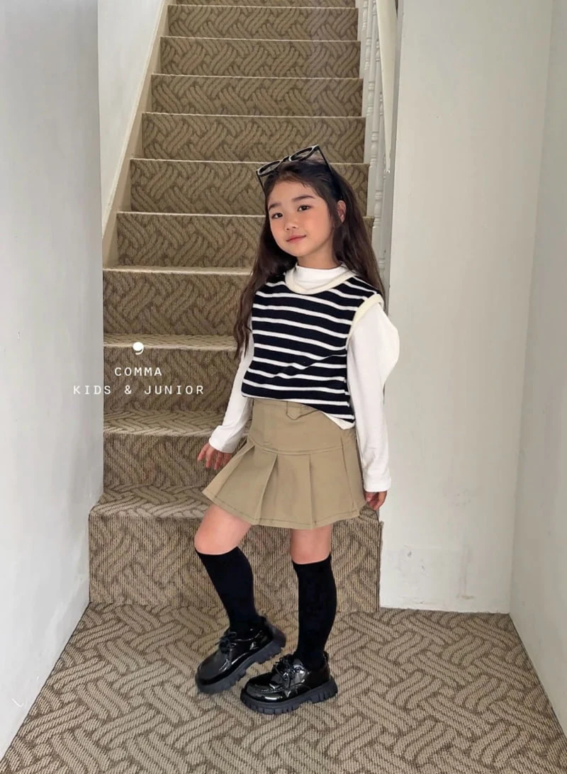 Comma - Korean Children Fashion - #childrensboutique - Half Turtleneck Tee - 6