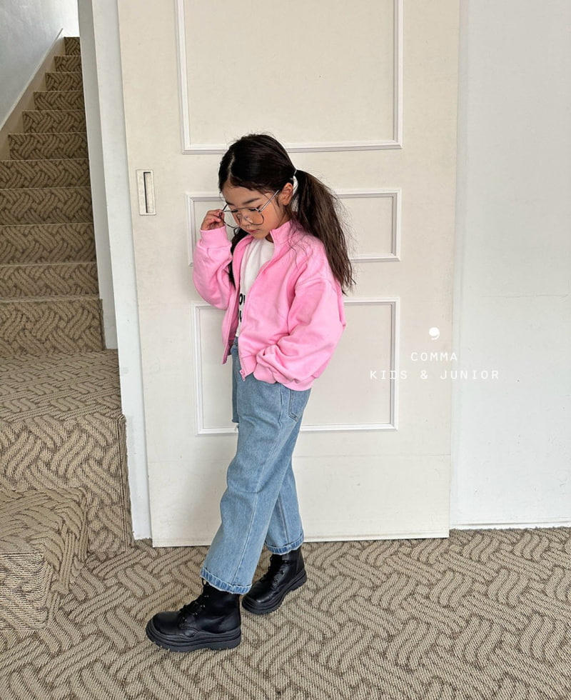 Comma - Korean Children Fashion - #discoveringself - Vintage Denim Pants - 12