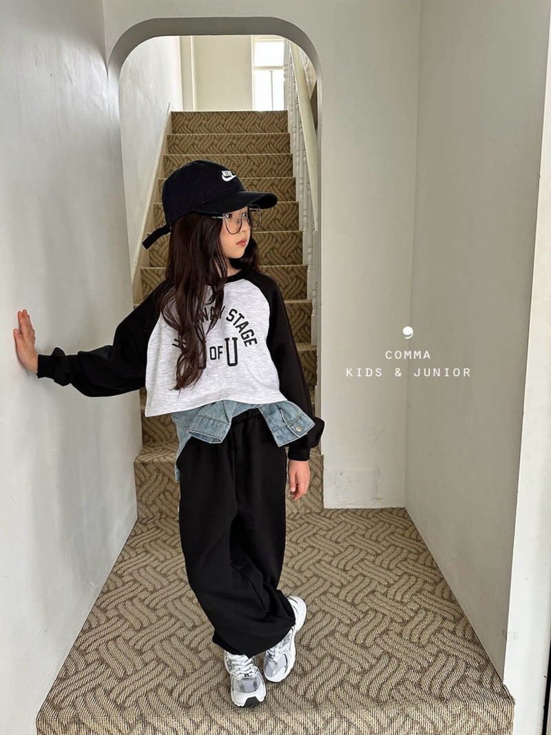 Comma - Korean Children Fashion - #discoveringself - Raglan Crop Tee - 8