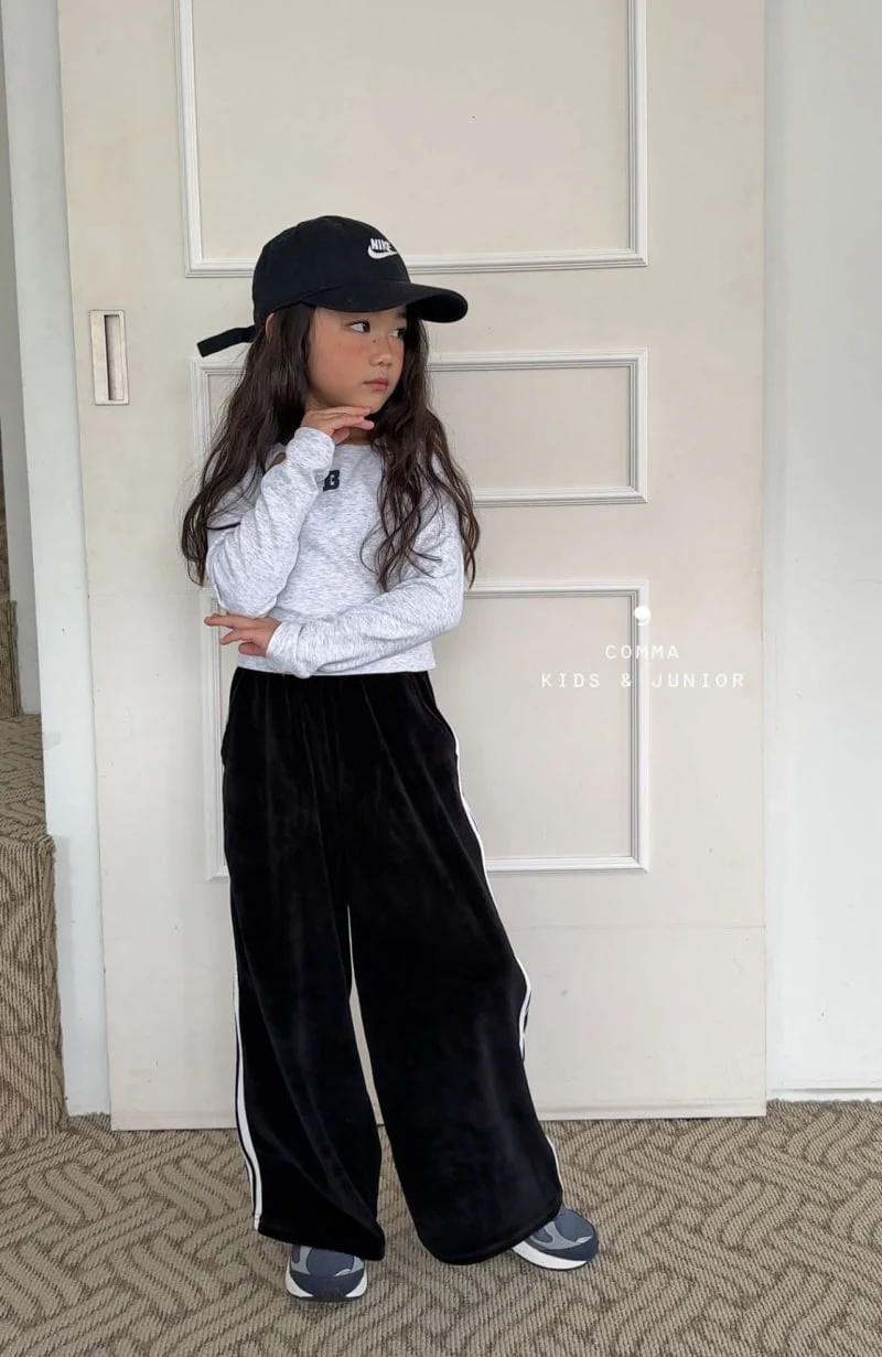 Comma - Korean Children Fashion - #discoveringself - B Slit Tee - 10