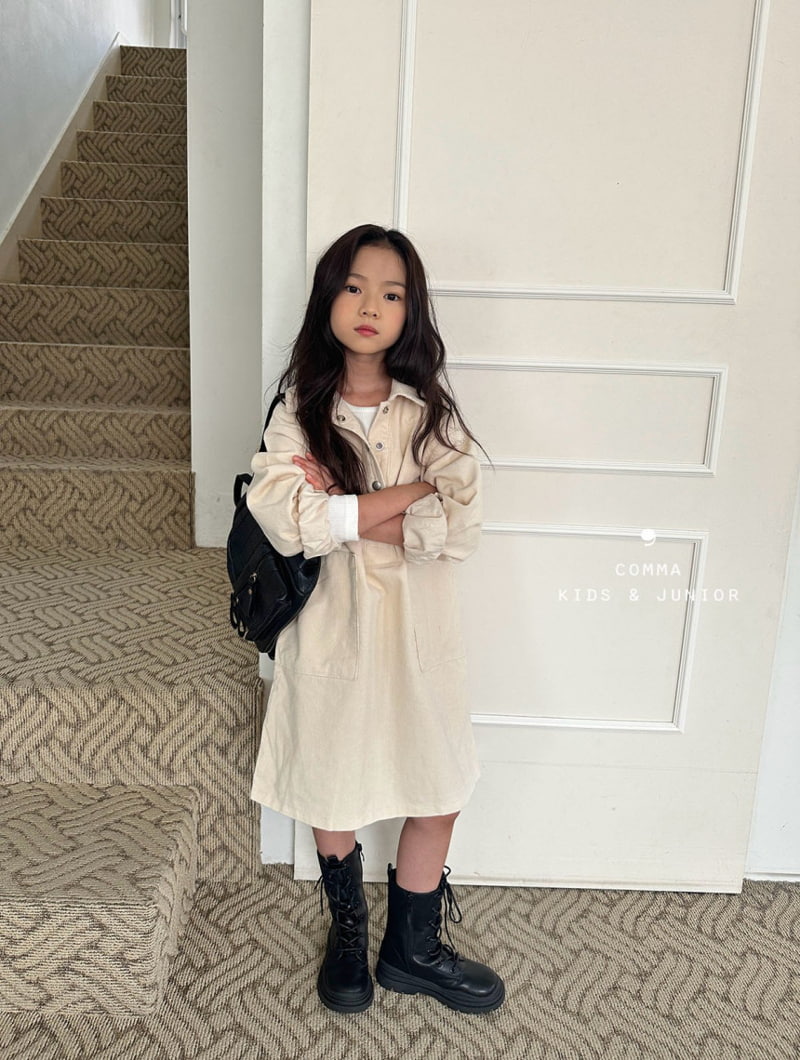 Comma - Korean Children Fashion - #fashionkids - Corduroy One-piece