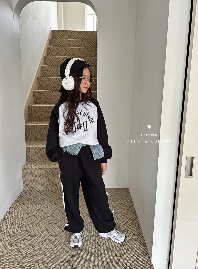 Comma - Korean Children Fashion - #fashionkids - Raglan Crop Tee - 9