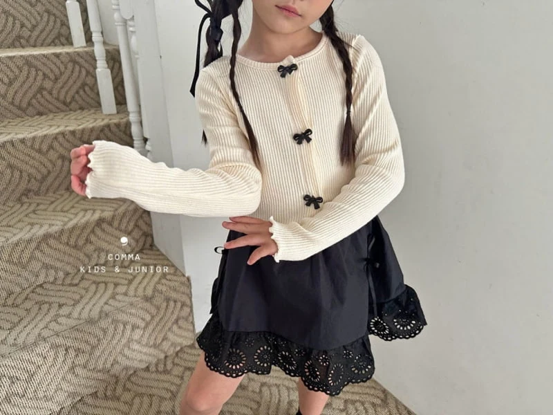 Comma - Korean Children Fashion - #kidsshorts - Lace Skirt - 12