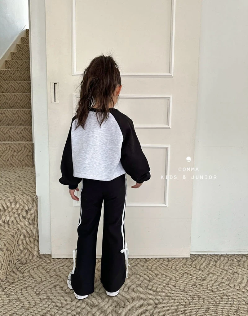 Comma - Korean Children Fashion - #littlefashionista - Ribbon Bootscut Pants - 12