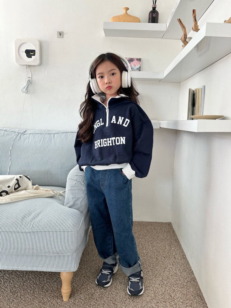 Comma - Korean Children Fashion - #littlefashionista - Roll-up Jeans - 8