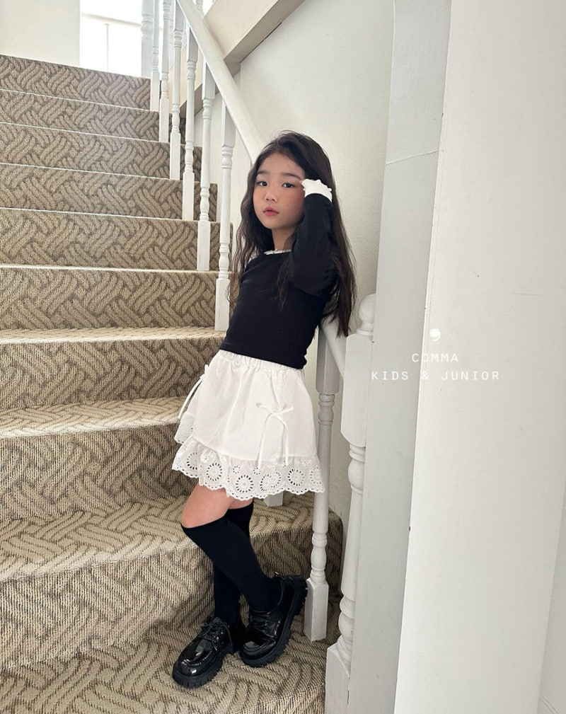 Comma - Korean Children Fashion - #magicofchildhood - Lace Skirt