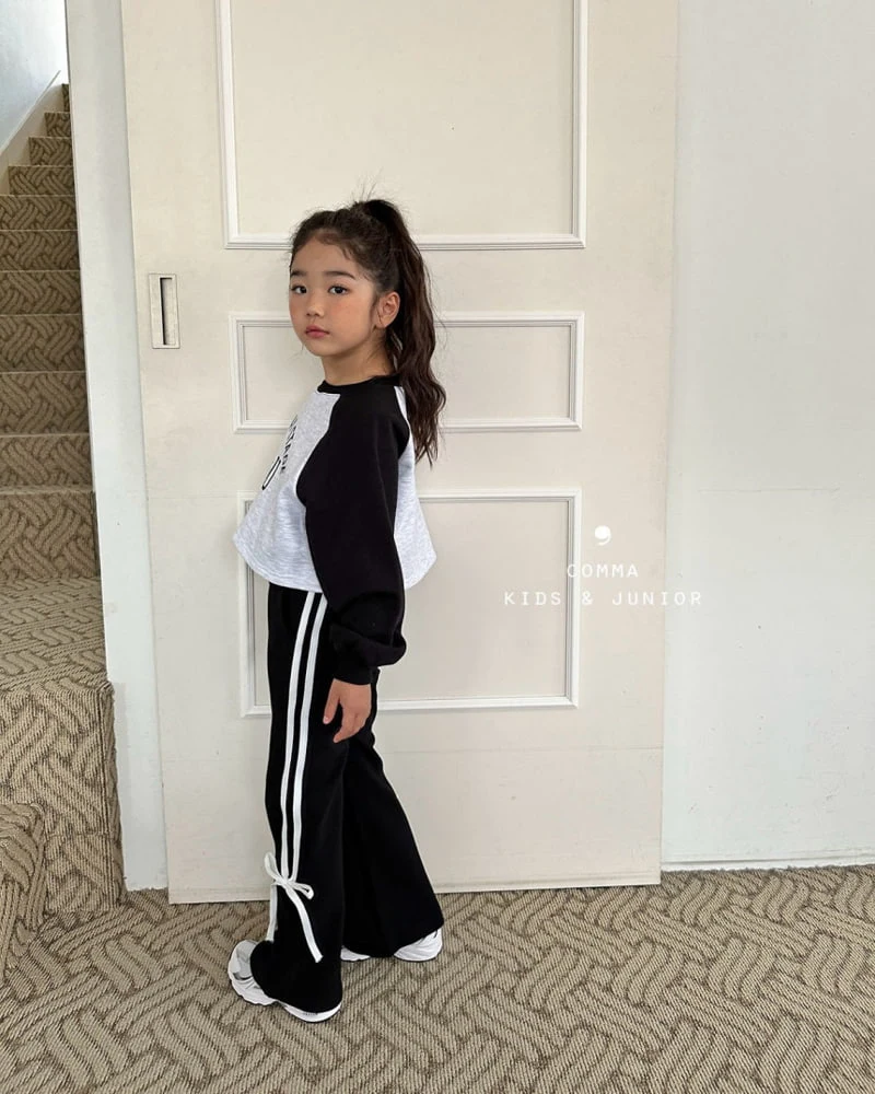 Comma - Korean Children Fashion - #minifashionista - Raglan Crop Tee - 2