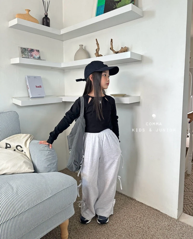 Comma - Korean Children Fashion - #minifashionista - B Slit Tee - 2