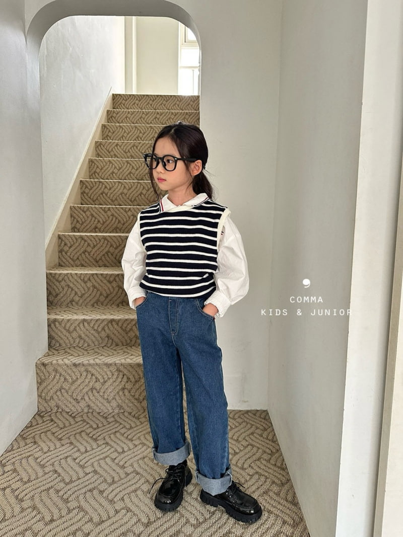 Comma - Korean Children Fashion - #minifashionista - Roll-up Jeans - 10