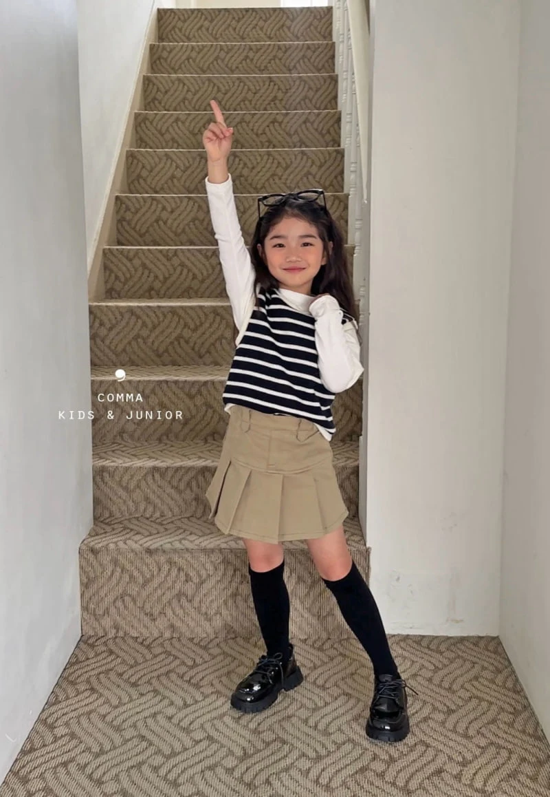 Comma - Korean Children Fashion - #toddlerclothing - Half Turtleneck Tee - 4