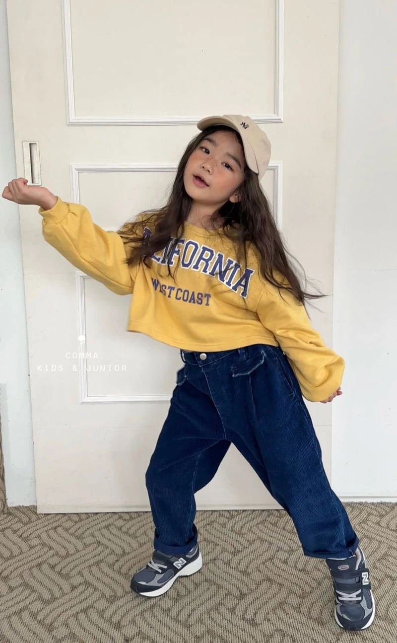 Comma - Korean Children Fashion - #toddlerclothing - California Crop Tee - 6