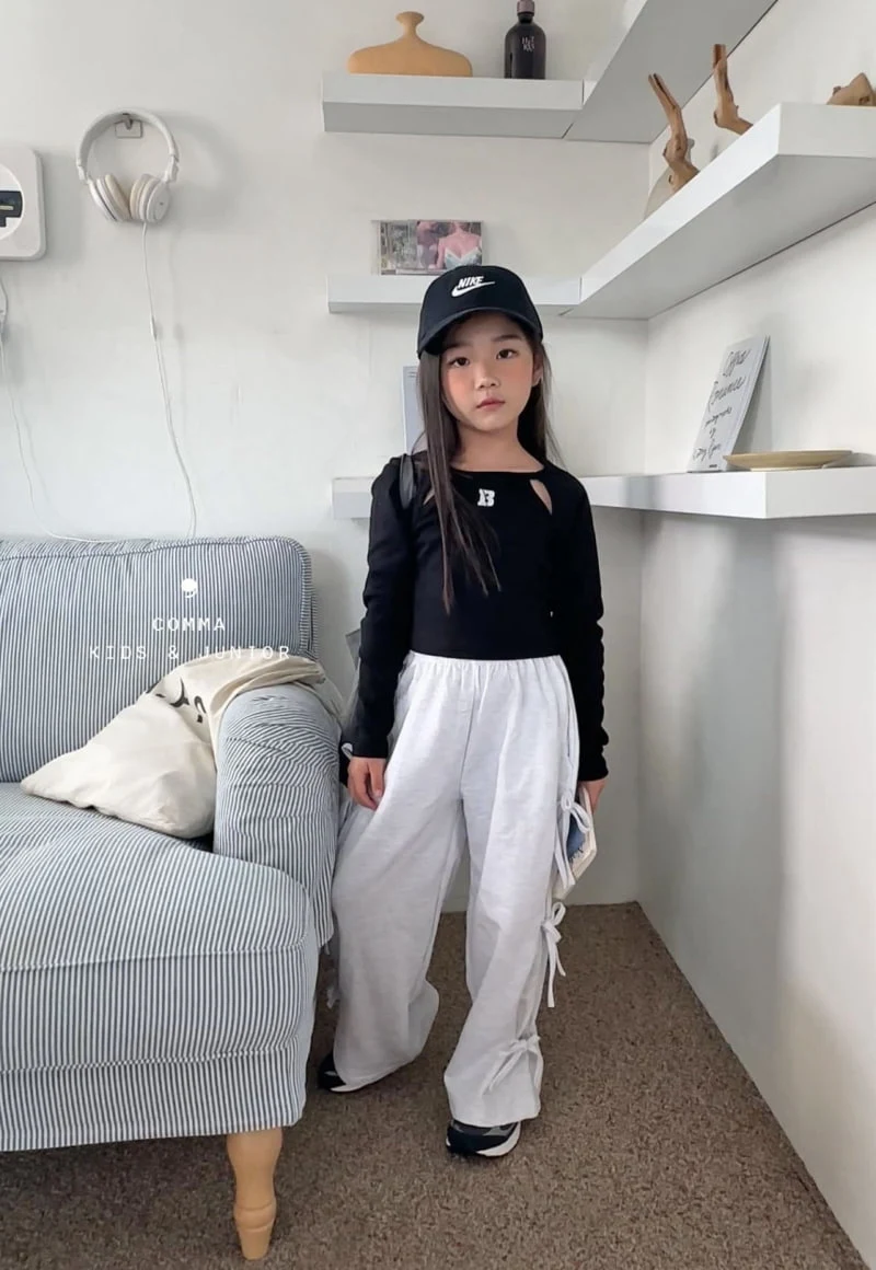 Comma - Korean Children Fashion - #toddlerclothing - B Slit Tee - 5