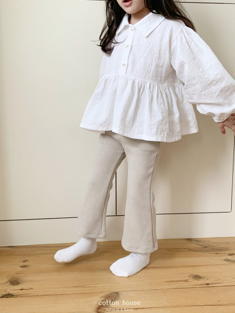 Cotton House - Korean Children Fashion - #Kfashion4kids - Butto Bootscut Pants - 2