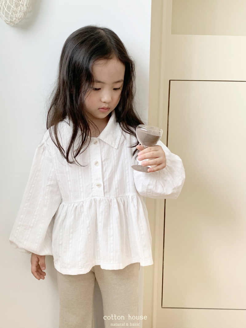 Cotton House - Korean Children Fashion - #childofig - Ellie Collar Blouse - 5