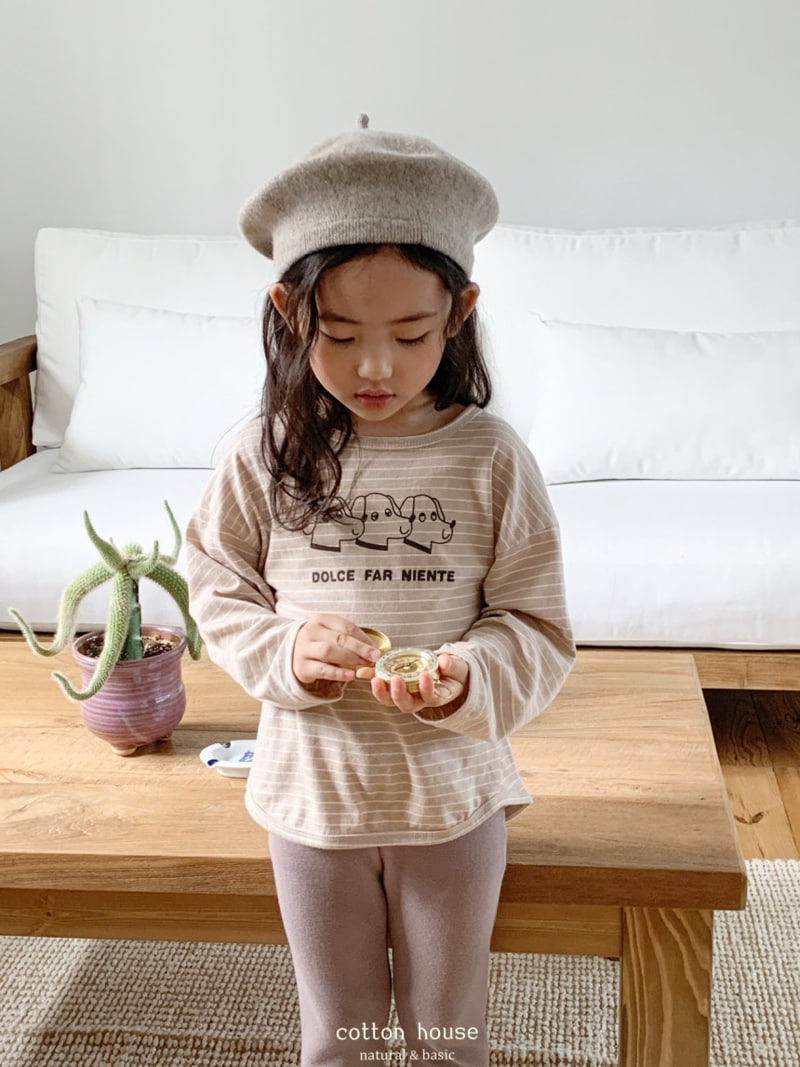 Cotton House - Korean Children Fashion - #childofig - Stripe Dog Tee - 11