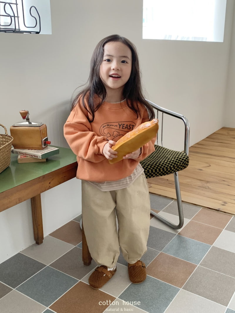 Cotton House - Korean Children Fashion - #childofig - Ox Tan Bottom Pintuck Pants - 9