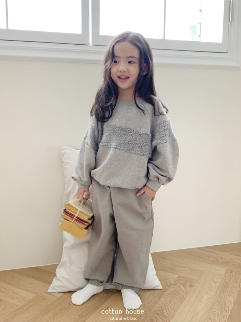 Cotton House - Korean Children Fashion - #childofig - Knit Colored Ralgan Pullover - 7