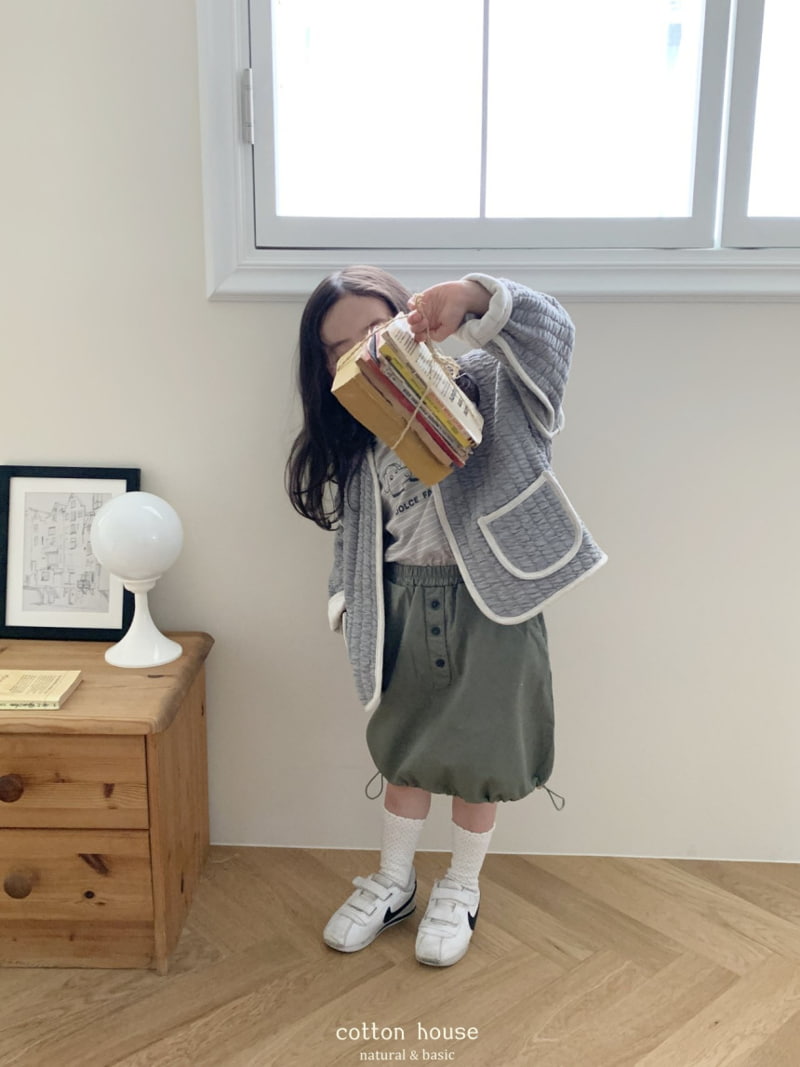 Cotton House - Korean Children Fashion - #childofig - String Skirt - 4