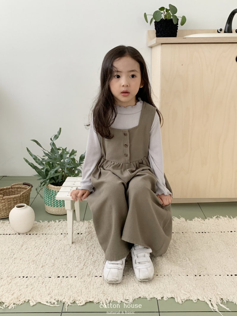 Cotton House - Korean Children Fashion - #childrensboutique - Soft Span Half Turtleneck Tee - 8