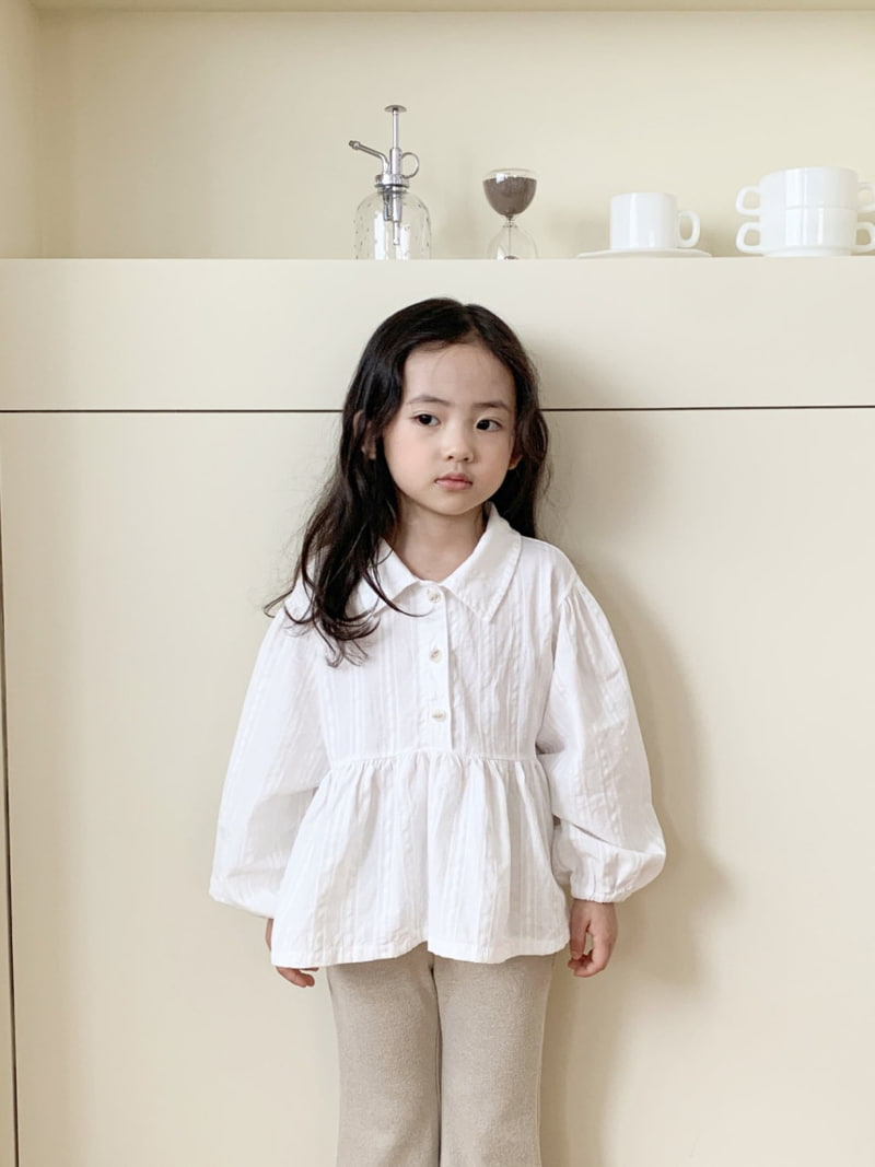 Cotton House - Korean Children Fashion - #designkidswear - Ellie Collar Blouse - 7