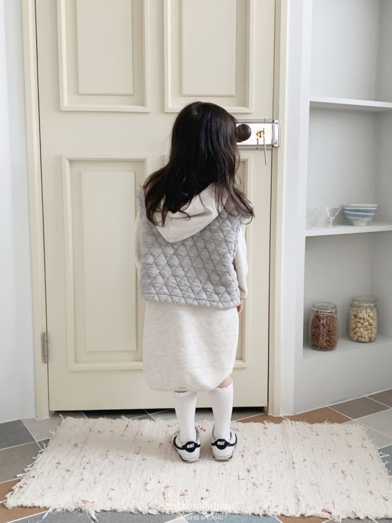 Cotton House - Korean Children Fashion - #fashionkids - Quilting Button Vest - 10