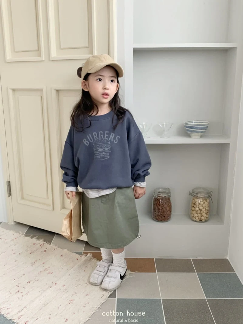 Cotton House - Korean Children Fashion - #fashionkids - Burger Sweatshirts