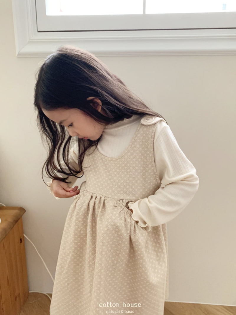 Cotton House - Korean Children Fashion - #fashionkids - Dot Twill One-piece - 10