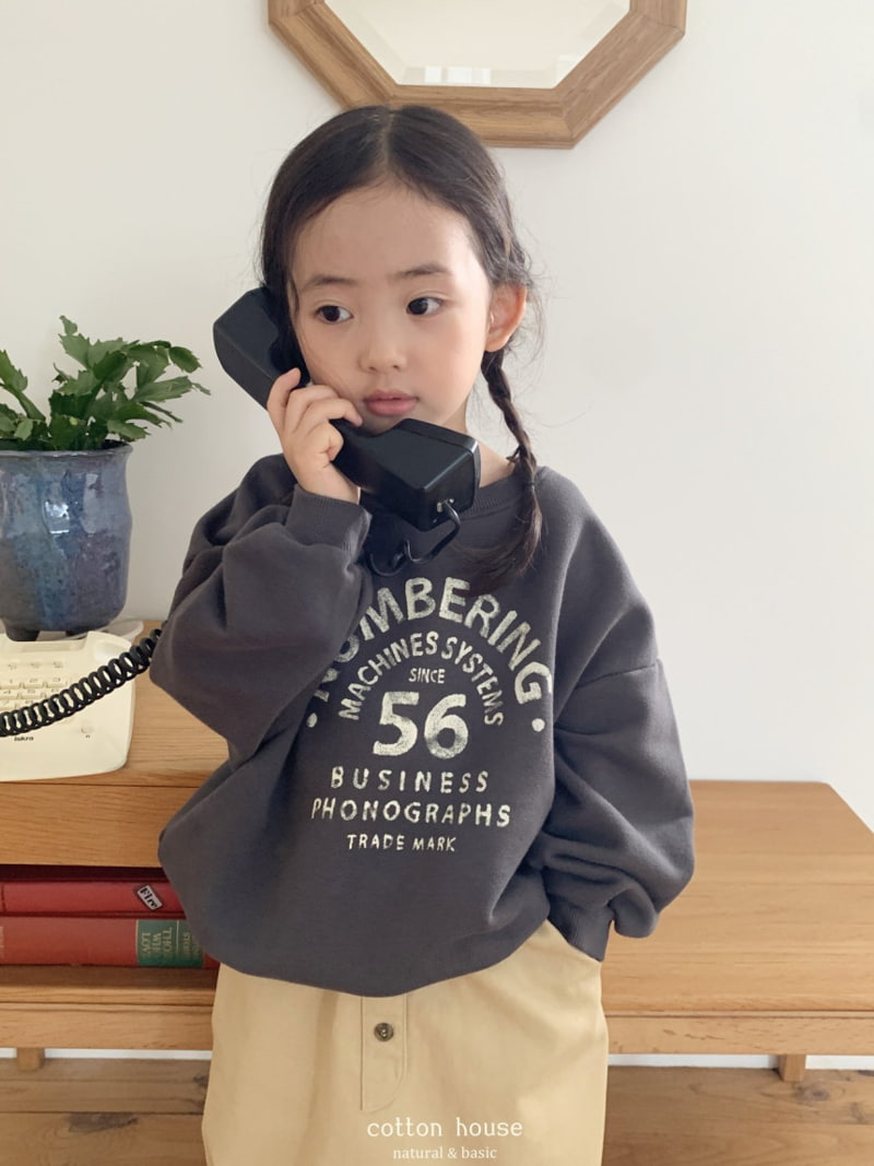 Cotton House - Korean Children Fashion - #kidsshorts - Numbering Sweatshirts - 6