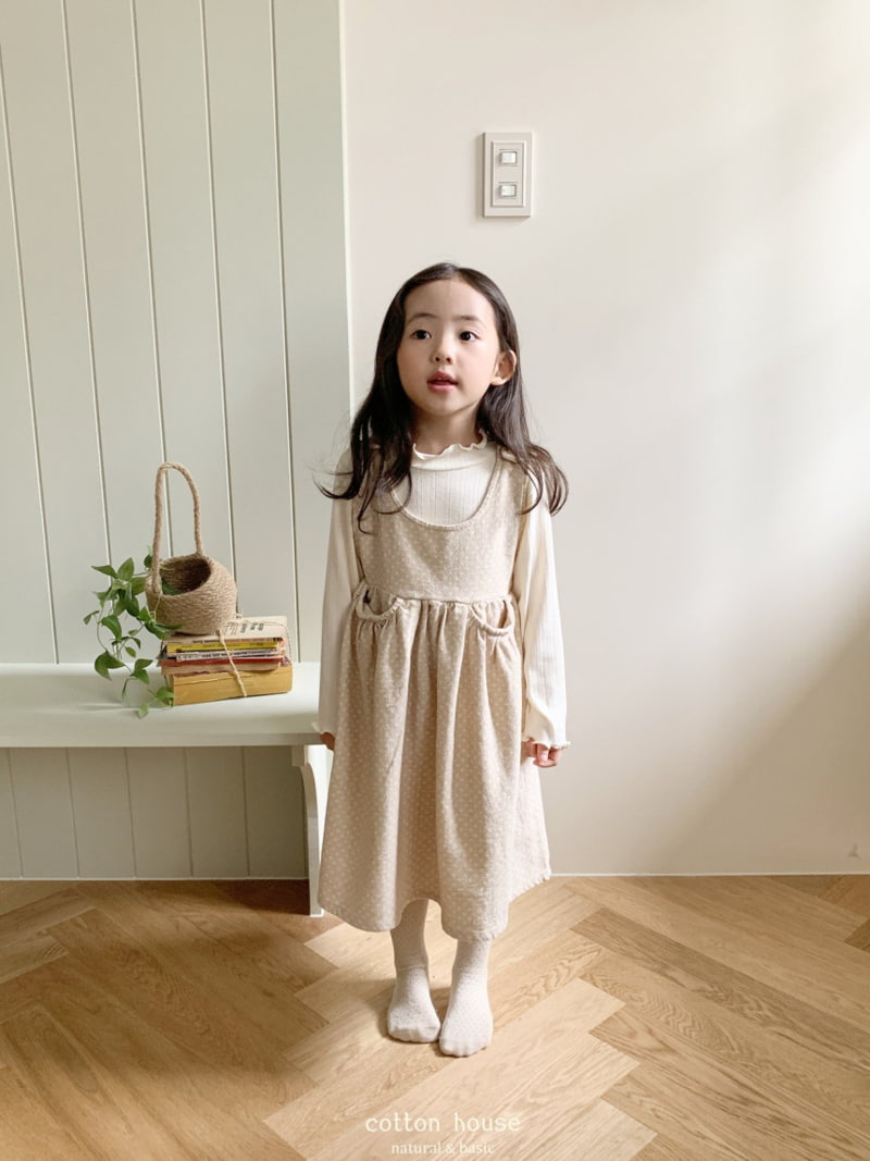 Cotton House - Korean Children Fashion - #kidsshorts - Dot Twill One-piece - 11