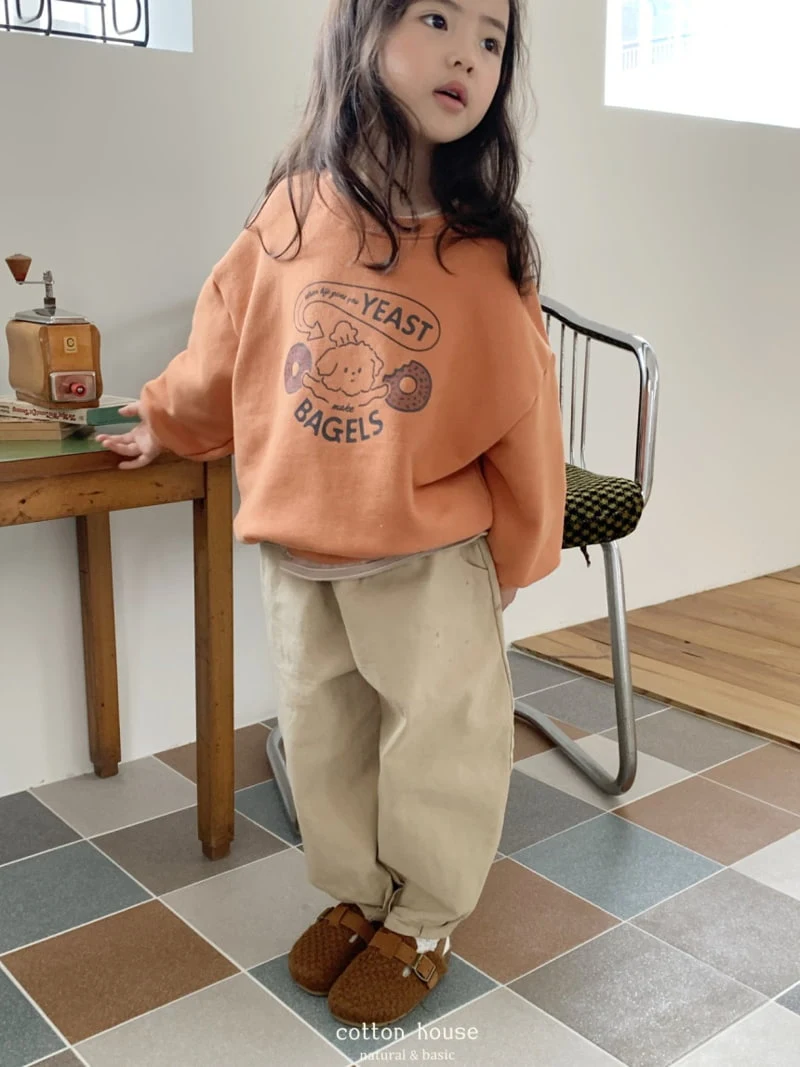 Cotton House - Korean Children Fashion - #littlefashionista - Ox Tan Bottom Pintuck Pants - 5