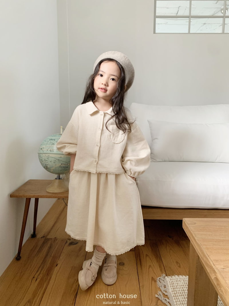 Cotton House - Korean Children Fashion - #magicofchildhood - Cardigan Two Pieces - 10