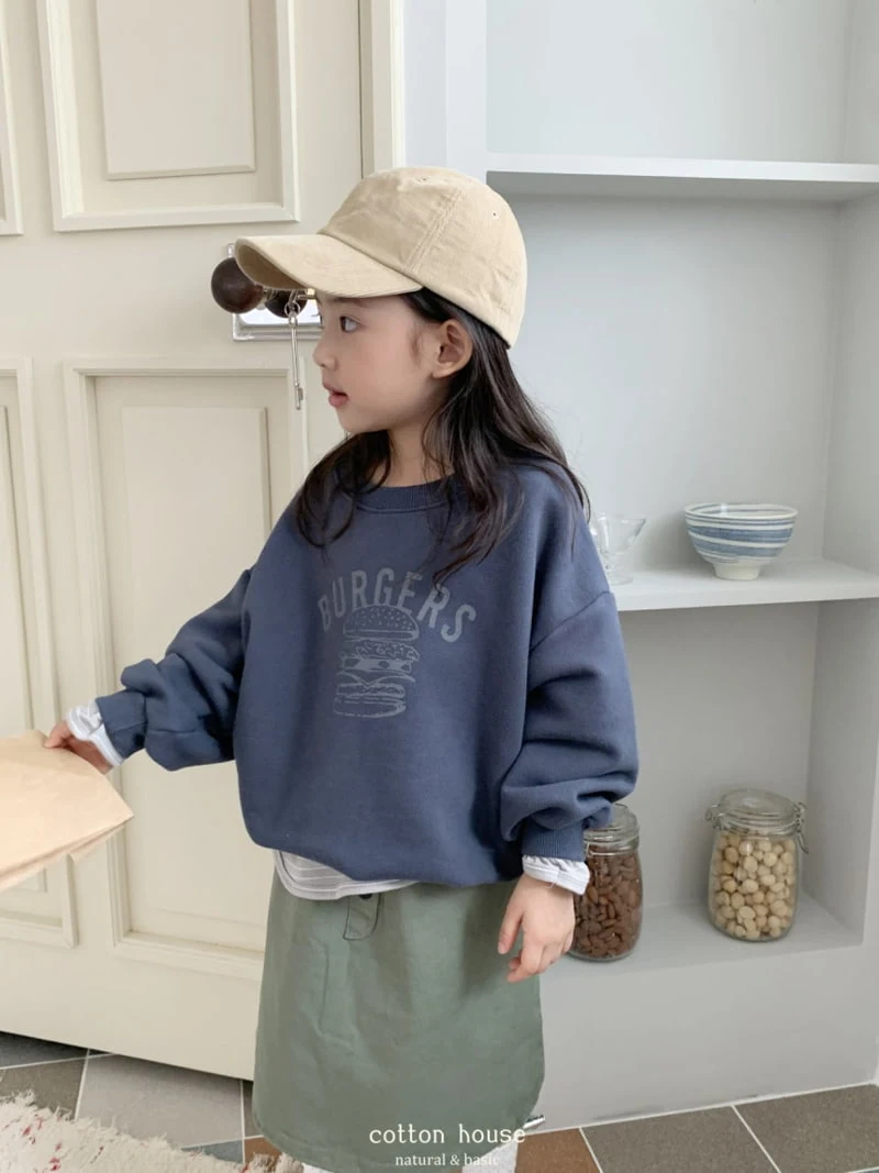 Cotton House - Korean Children Fashion - #magicofchildhood - Burger Sweatshirts - 7