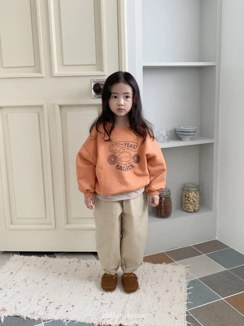 Cotton House - Korean Children Fashion - #magicofchildhood - Ox Tan Bottom Pintuck Pants - 6