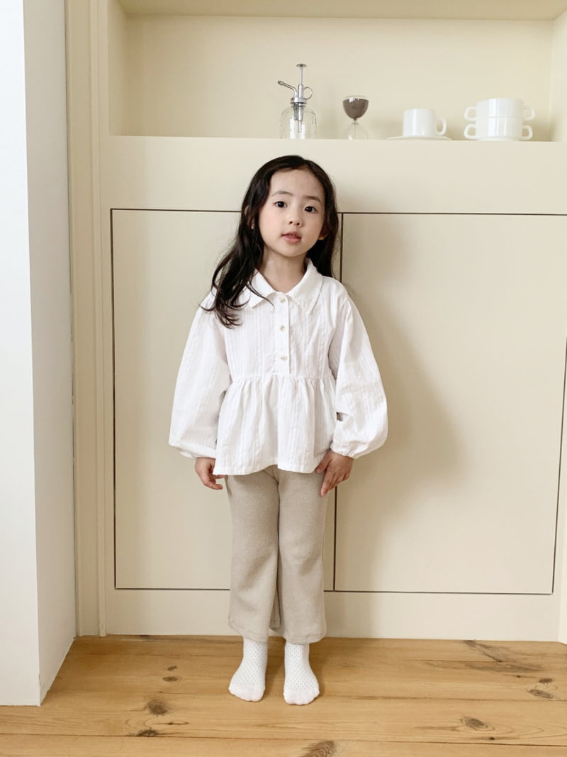 Cotton House - Korean Children Fashion - #littlefashionista - Butto Bootscut Pants - 4