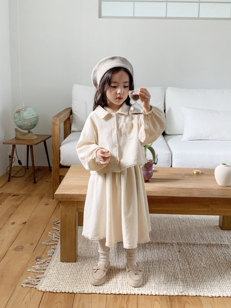 Cotton House - Korean Children Fashion - #minifashionista - Cardigan Two Pieces - 11