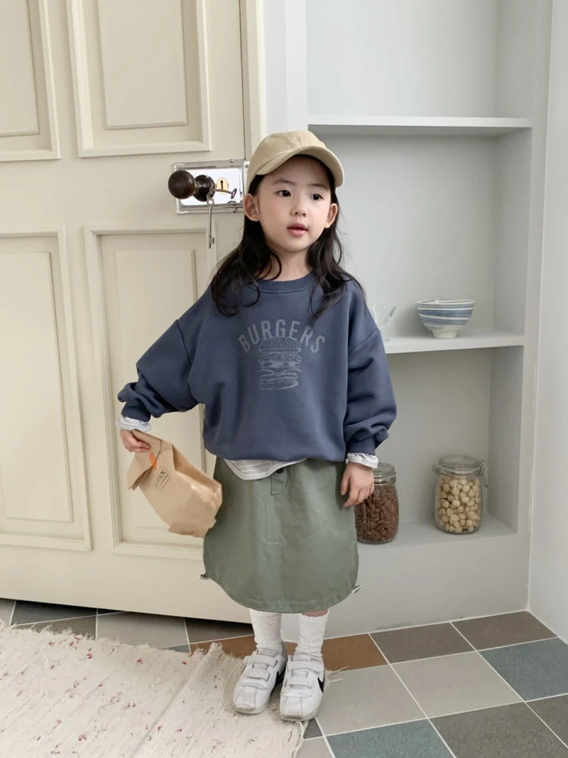 Cotton House - Korean Children Fashion - #minifashionista - Burger Sweatshirts - 8