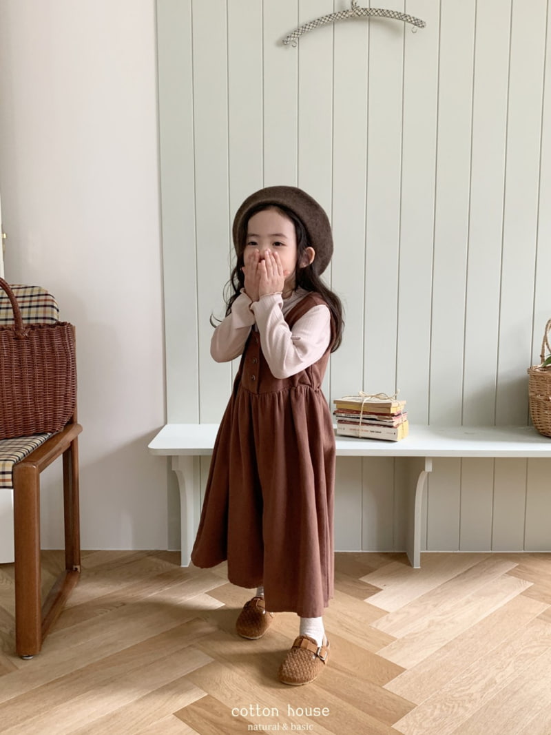 Cotton House - Korean Children Fashion - #prettylittlegirls - Soft Span Half Turtleneck Tee - 3