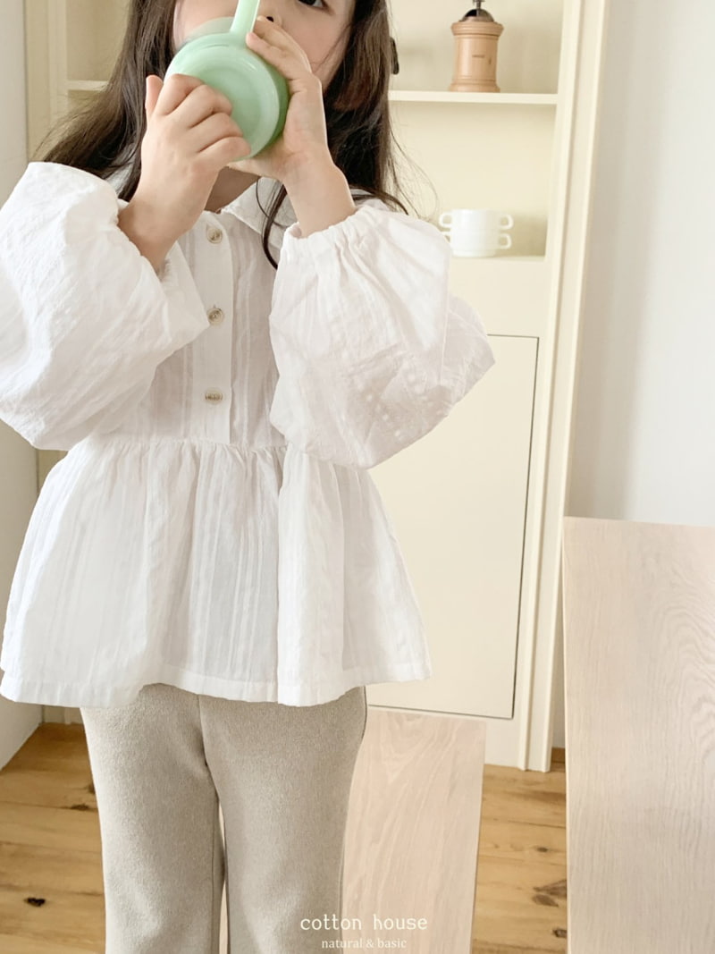 Cotton House - Korean Children Fashion - #prettylittlegirls - Ellie Collar Blouse